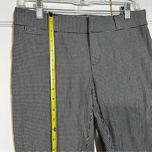 Banana Republic Sloan Houndstooth Ankle Pants Pleated Size 2 Office Career - Picture 5 of 8